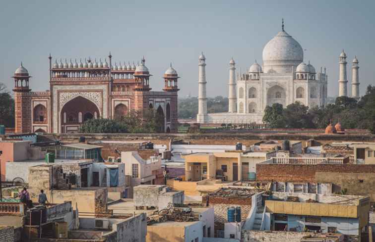 11 familles d'accueil et hôtels avec vue sur le Taj Mahal à Agra / 