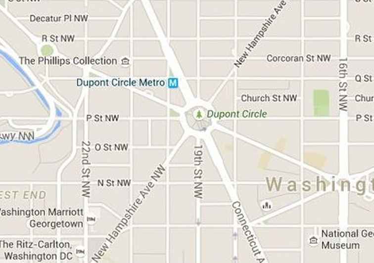 Dupont Circle Map Washington DC / Washington DC.