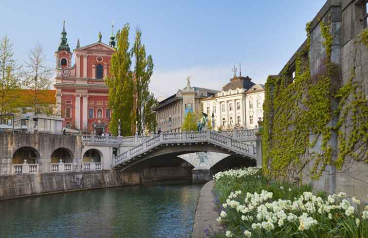 Ljubljana - de hoofdstad van Slovenië / Europa