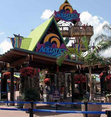 Foto's van Aquatica Water Park bij SeaWorld Orlando / Florida