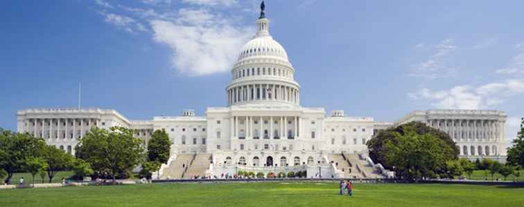 Foto's van het Amerikaanse Capitol-gebouw in Washington, DC / Washington, D.C..