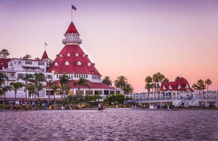 San Diego Beach Hotels - Topplaatsen om te verblijven aan de kust / Californië