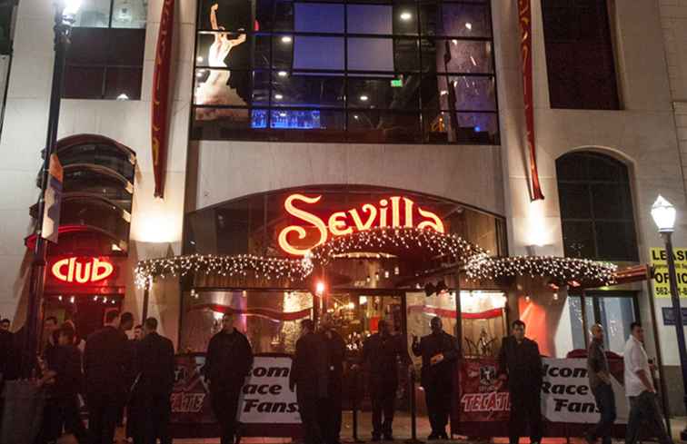 Sevilla nattklubb och Cafe Sevilla i Long Beach / kalifornien