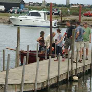 Southwold-Walberswick roeiboot veerboot / Engeland