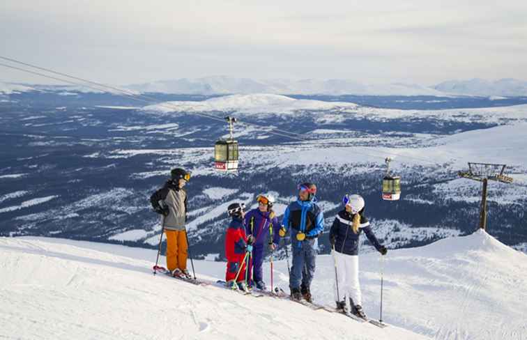 De bästa skidorterna i Sverige