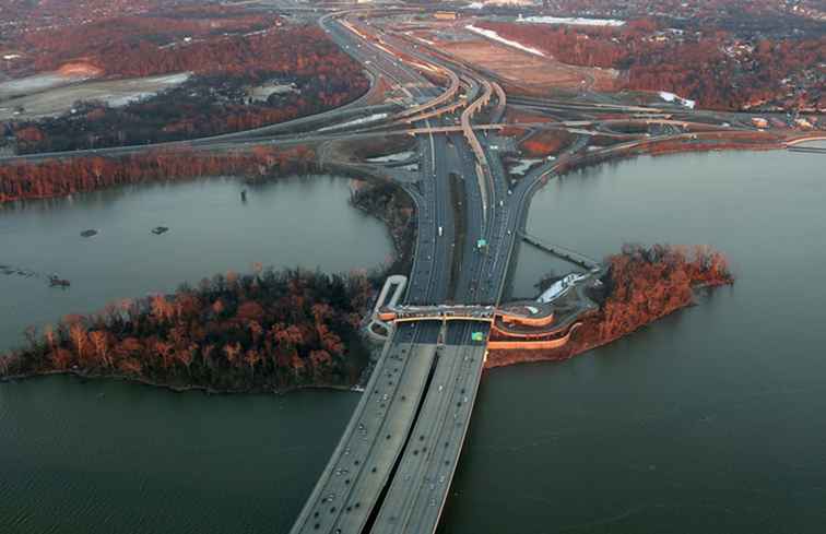 Tips voor het besturen van de I-495, de Washington, D.C. Capital Beltway / Washington, D.C..