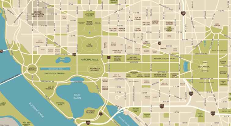 Washington, D.C. National Mall Maps e informazioni