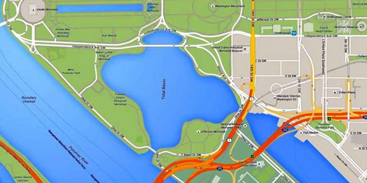 Wo ist das Tidal Basin in Washington DC? Siehe Karte und Wegbeschreibung / Washington, D.C.
