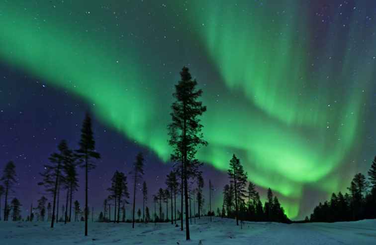Dove vedere l'aurora boreale in Svezia / Svezia