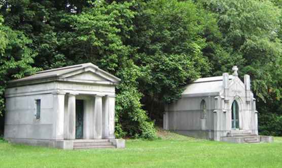 Un perfil del cementerio de Glendale en Akron Ohio / Ohio