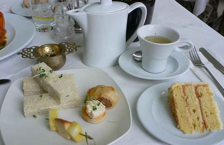 Té de la tarde en el invernadero, Kensington Palace en Londres, Inglaterra / Inglaterra