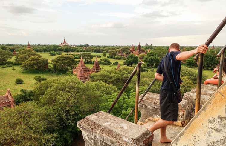 Bästa Bagan, Myanmar Templer med utsikt