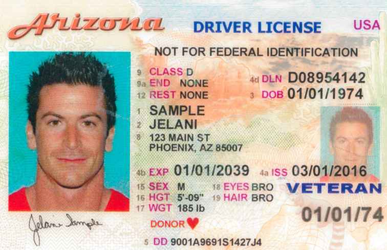 Modification de la licence de pilote Arizona