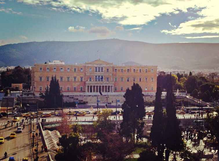 Cambio delle guardie presidenziali ad Atene, in Grecia