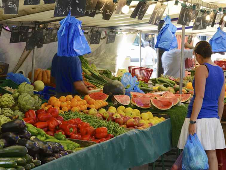 Mercati alimentari nel 15 ° arrondissement di Parigi / Francia