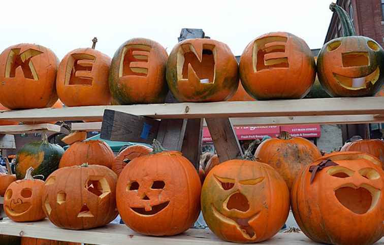 Keene Pumpkin Festival setzt einen neuen Guinness-Weltrekord für Jack-o-Laternen / New Hampshire