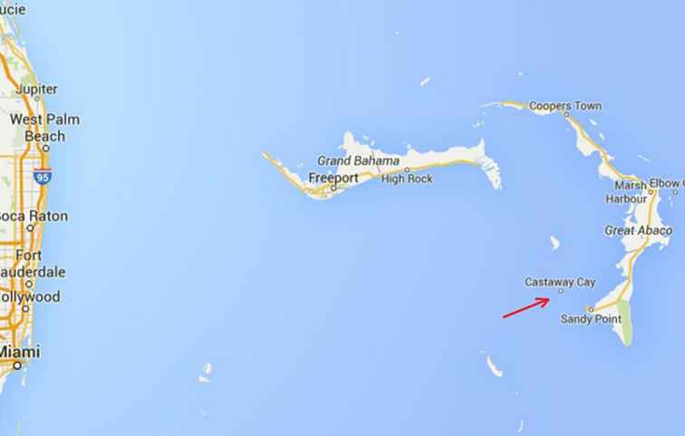 Carte de Castaway Cay, île privée de Disney