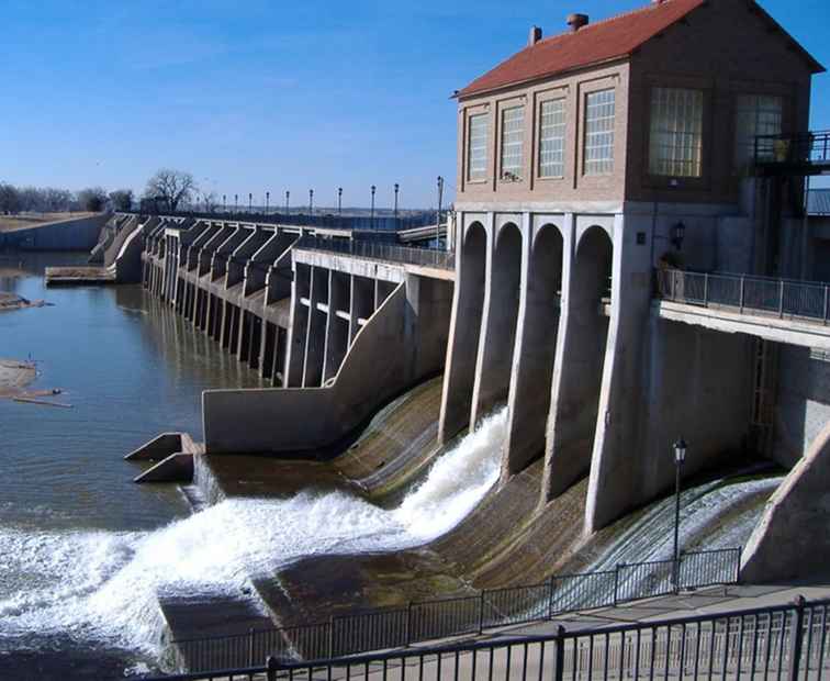 Lago di Oklahoma City's Overholser / Oklahoma