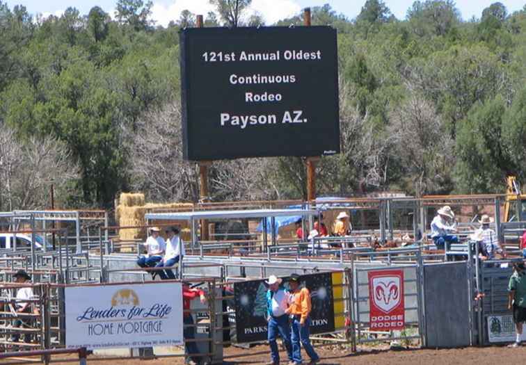 Payson Rodeo - 's werelds oudste continue rodeo / Arizona