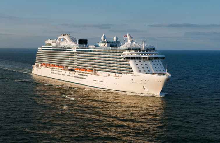 Royal Princess Cruise Ship - cubiertas y exteriores al aire libre