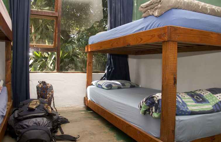 Die Kosten für ein Hostel bleiben Zimmer, Mahlzeiten und Extras