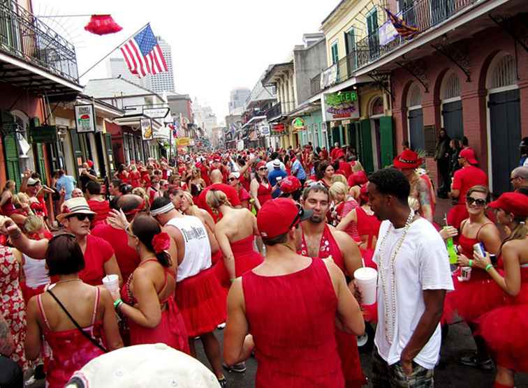 The Red Dress Run in the Big Easy