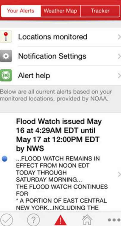 Travel Toolbox Hurricane App från American Red Cross / Appar och webbplatser