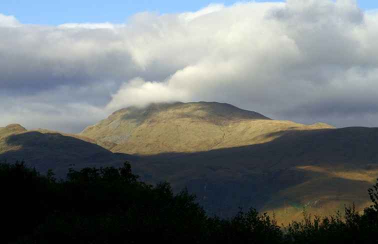 Uitzicht op Schotland - Loch Lomond en het nationale park Trossachs / Schotland