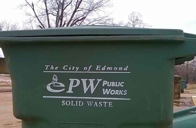 Rifiuti, rifiuti e riciclaggio a Edmond, in Oklahoma
