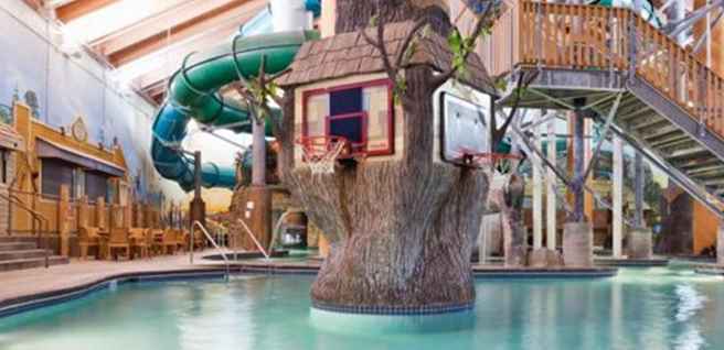 Ganzjähriger Wasserpark Fun in Minnesota bei Wild Woods