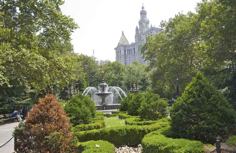 Een gids voor Manhattan Parken Stadhuis Park / New York