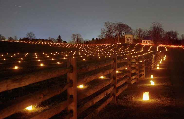 Antietam National Battlefields jährliche Erinnerungsbeleuchtung / Washington, D.C.