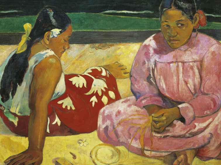 Künstler Paul Gauguin in Tahiti / Pazifische Inseln