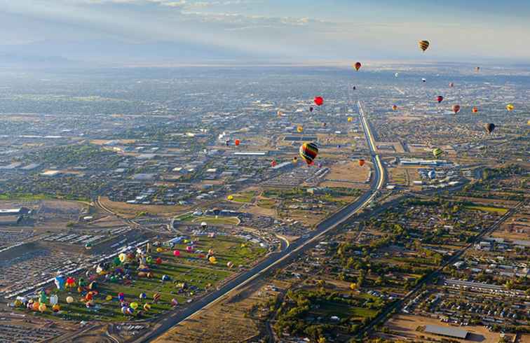 Balloon Fiesta à Albuquerque / Nouveau Mexique