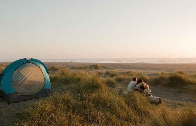 Strandcamping in Noord-Californië / Camping