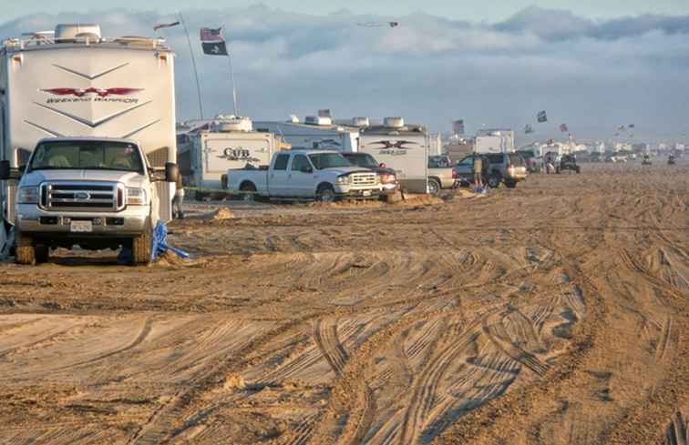 Camping de playa en la costa central de California