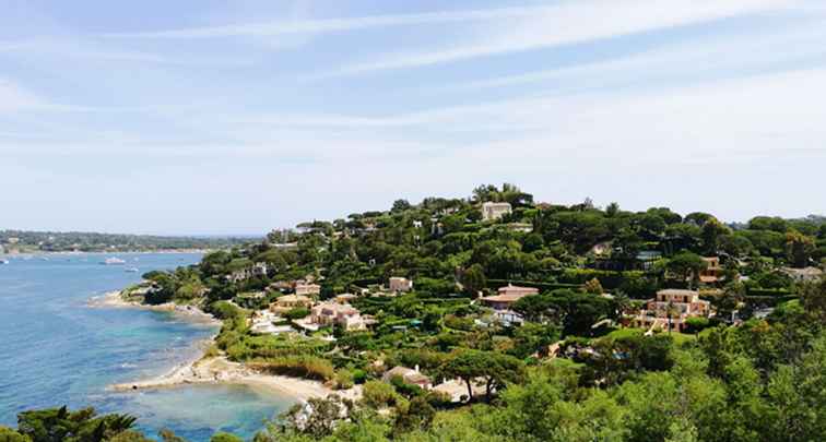 Bästa Medelhavsstränder i Frankrike från St Tropez till Menton / frankrike