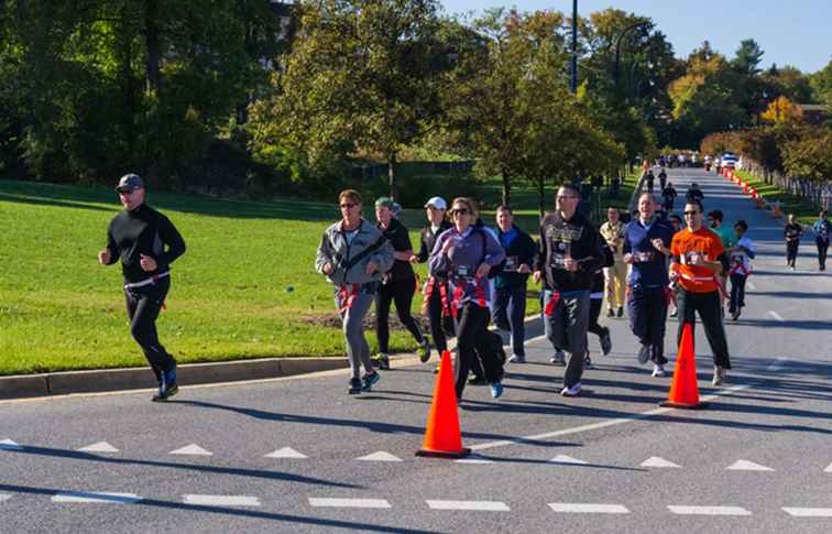 I migliori eventi di corsa e maratone nell'area di Washington DC / Washington DC.