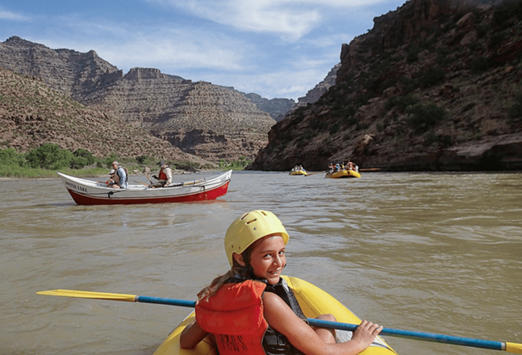 I migliori fiumi Whitewater per gite in rafting in famiglia