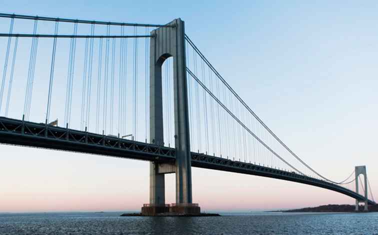 Kan du gå från Brooklyn till Staten Island på Verrazano Bridge? / NewYork