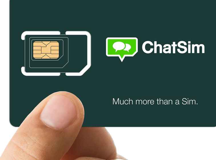ChatSIM Una forma económica de mantenerse en contacto mientras viaja / Mantente conectado