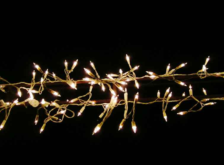 Weihnachtsbeleuchtung zeigt in Reno und Sparks / Nevada