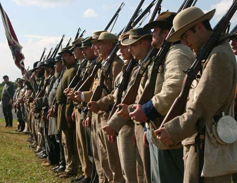 Civil War-re-enactments - Gettysburg / Washington, D.C..