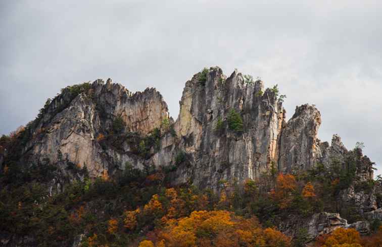 Ontdek Majestic Seneca Rocks, West Virginia