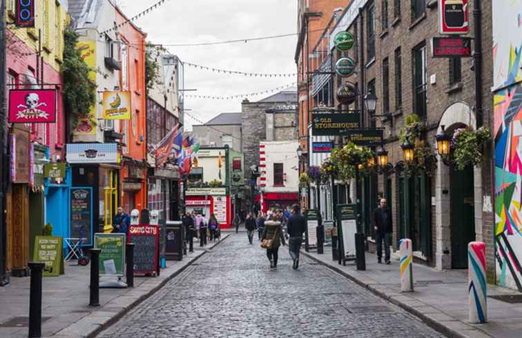 Distretto di Temple Bar a Dublino / Irlanda