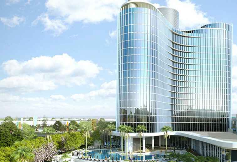 L'hôtel Aventura d'Universal Look au début du Universal Orlando Resort / Parc d'attractions