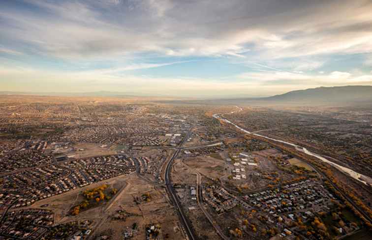 Elevazioni di città e città vicino Albuquerque, New Mexico