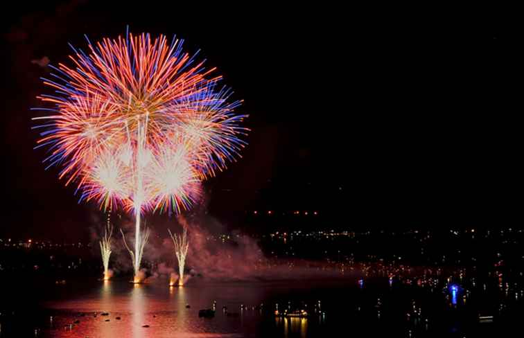 Celebrazioni del 4 luglio a Lake Tahoe / Nevada