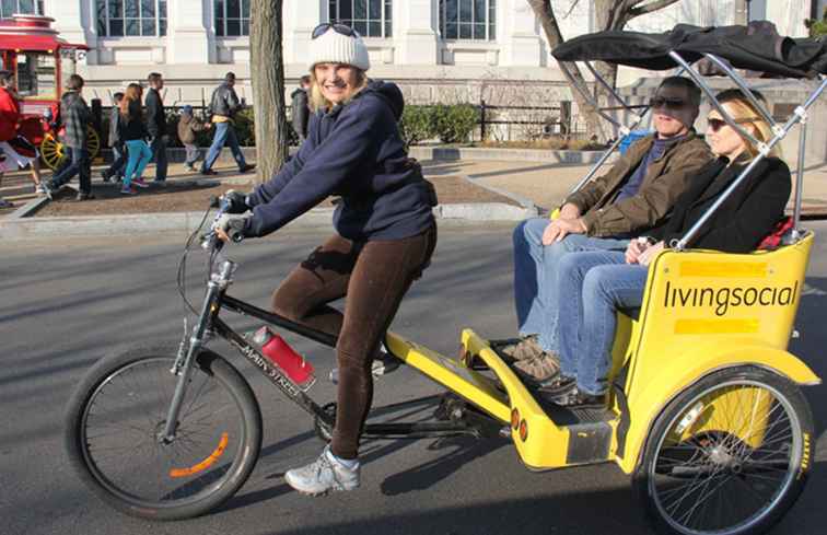 Att komma runt av Pedicab i Washington DC / Washington, D.C..