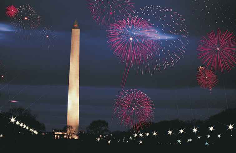 Se rendre au National Mall le 4 juillet / Washington DC.